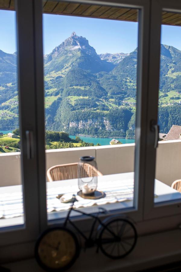 Traumhafte Sonnenresidenz Mit Berg- Und Seeblick Amden Εξωτερικό φωτογραφία